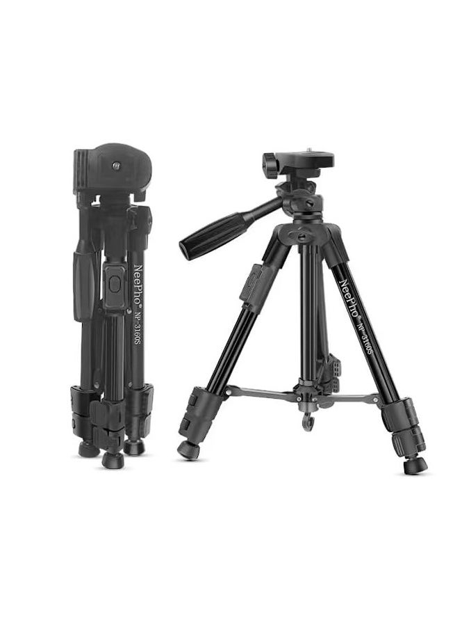 NeePho - NP-3160S Extendable Handheld Stabilize Stand Selfie Stick Wired Remote Shutter Multifunction Tripod - Image 1
