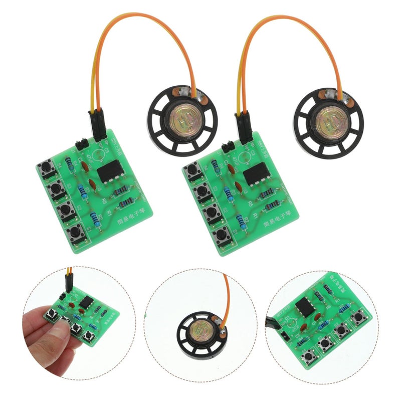 2 Sets Electronic Keyboard Oscillator Kit for Soldering Practice Circuit Board Learning Projects - Image 4