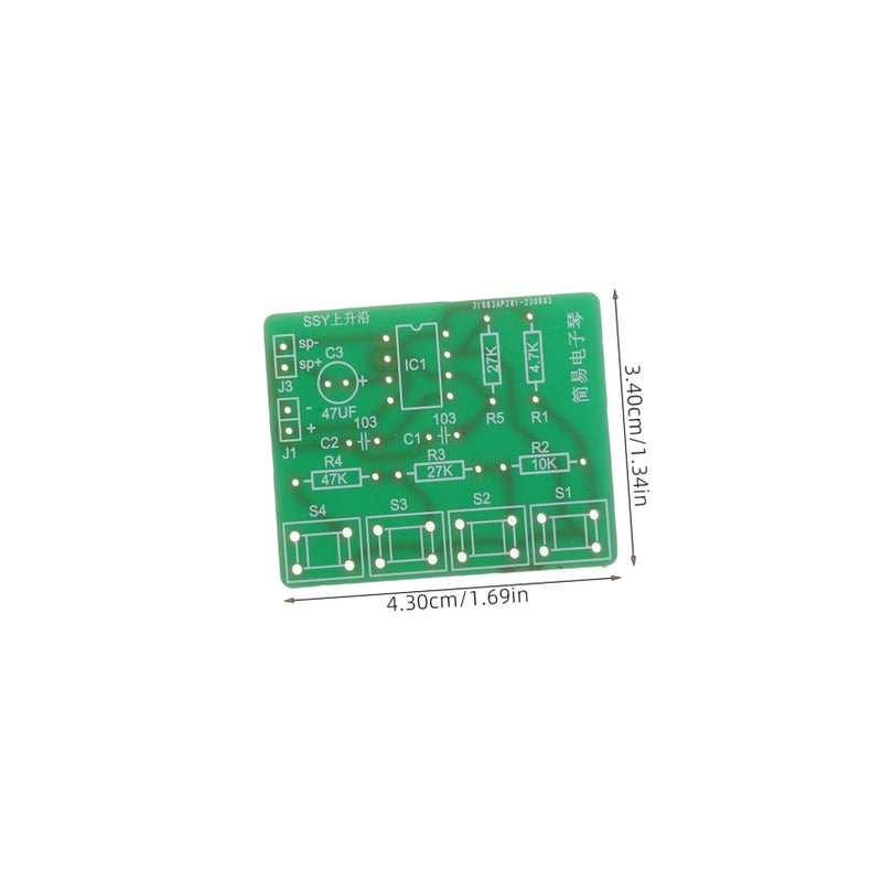 2 Sets Electronic Keyboard Oscillator Kit for Soldering Practice Circuit Board Learning Projects - Image 3