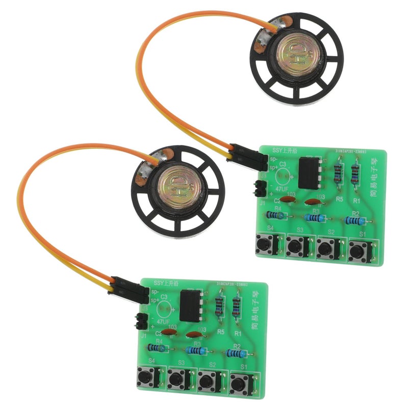 2 Sets Electronic Keyboard Oscillator Kit for Soldering Practice Circuit Board Learning Projects - Image 2