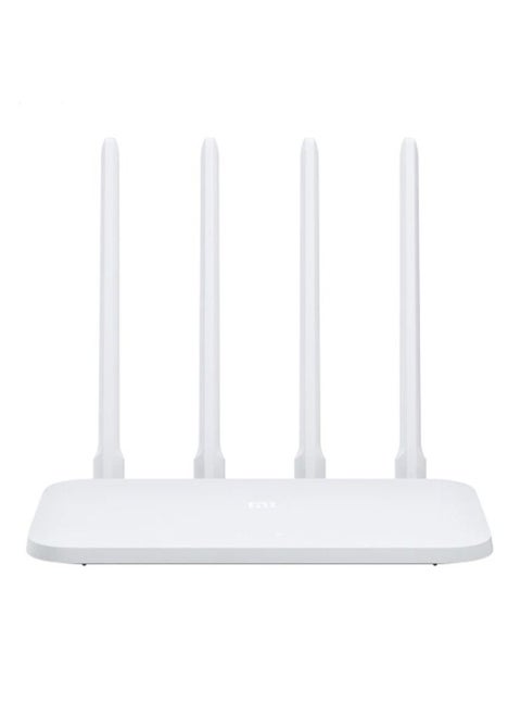 WIFI Router 4C APP Control 64MB RAM | 802.11 b/g/n | 2.4G Wi-Fi 300Mbps | 4 Antennas Wireless Routers Repeater for Home Mi Wi-Fi App, Android and iOS Compatible WiFi Roteador
