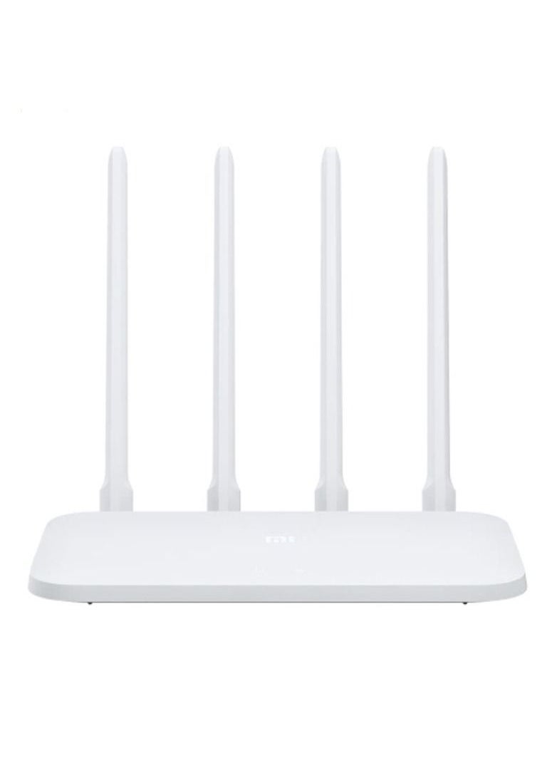 WIFI Router 4C APP Control 64MB RAM | 802.11 b/g/n | 2.4G Wi-Fi 300Mbps | 4 Antennas Wireless Routers Repeater for Home Mi Wi-Fi App, Android and iOS Compatible WiFi Roteador