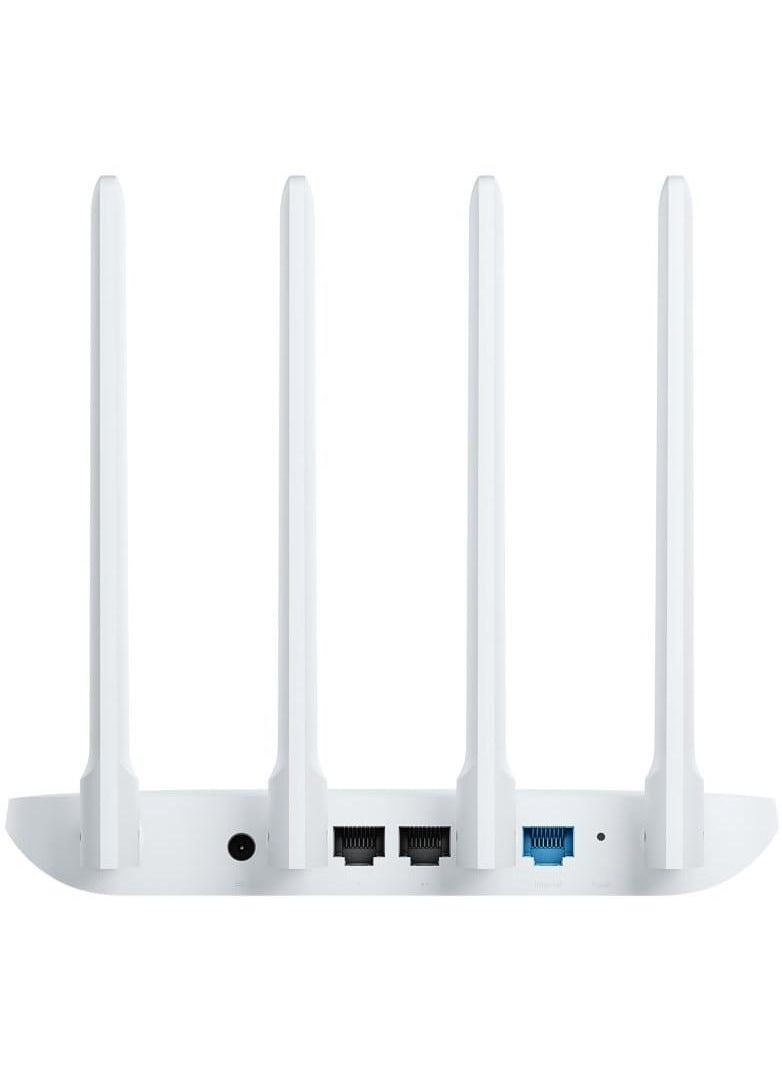WIFI Router 4C APP Control 64MB RAM | 802.11 b/g/n | 2.4G Wi-Fi 300Mbps | 4 Antennas Wireless Routers Repeater for Home Mi Wi-Fi App, Android and iOS Compatible WiFi Roteador