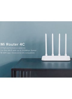 MIJIA WIFI Router 4C APP Control 64MB RAM | 802.11 b/g/n | 2.4G Wi-Fi 300Mbps | 4 Antennas Wireless Routers Repeater for Home Mi Wi-Fi App, Android and iOS Compatible WiFi Roteador  - Image 4