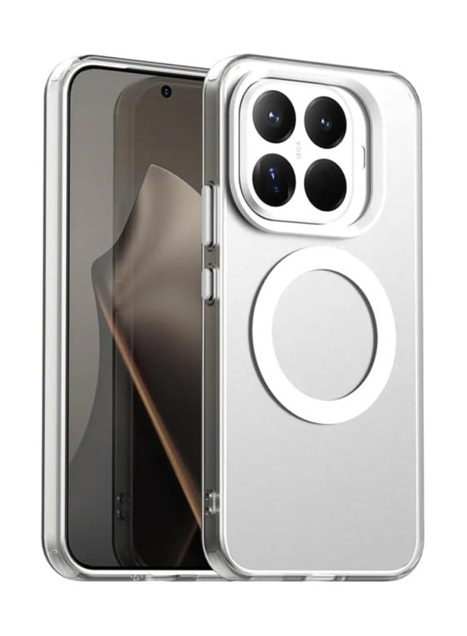 general Clear Case Compatible with Xiaomi Mi 15T Pro 5G Compatible with Mag-Safe Shockproof Protection Yellowing Resistant Magnetic Classic Hybrid Case