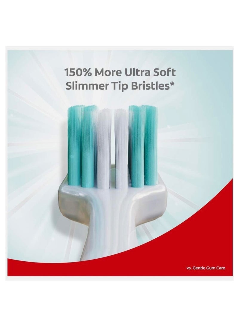 Colgate Gentle Enamel Ultra Soft Bristles Manual Toothbrush 4pc - Image 3