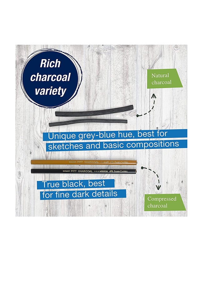 FABER-CASTELL 7-Piece Charcoal Sketch Set - Image 3