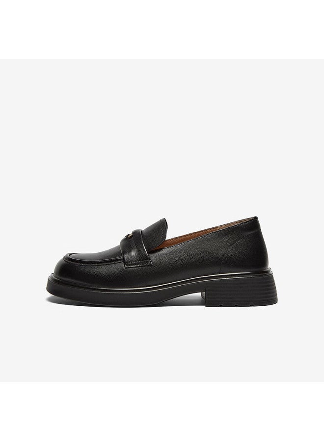 BASTO Baisitu 24 Autumn Mall Same Style College Wind Comfortable Shoes Thick Heel Women's Single Shoes A3512ca4 Black 38 - Image 1
