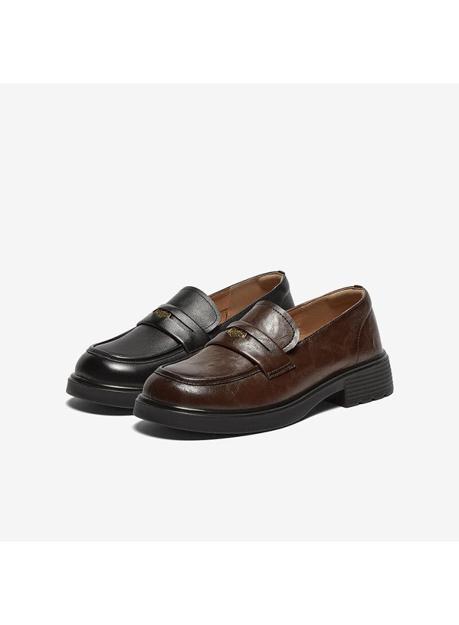 BASTO Baisitu 24 Autumn Mall Same Style College Wind Comfortable Shoes Thick Heel Women's Single Shoes A3512ca4 Black 38 - Image 5