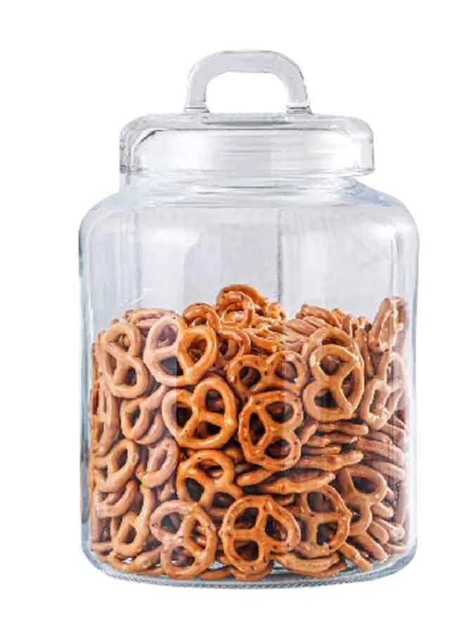 PARFAIT Elegant And Sturdy Glass Storage Jar With Lid Clear 3 L 26.6 X 16.5 X 16.5 Cm 50005-7