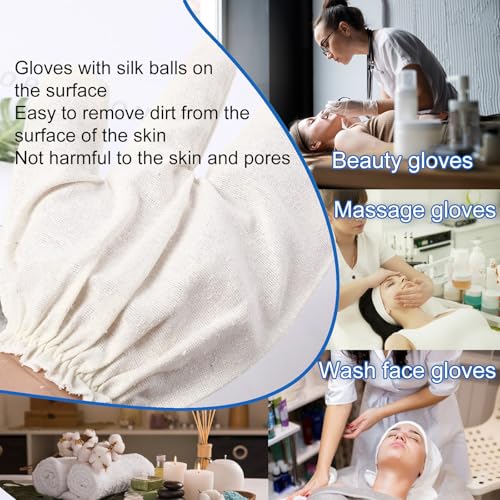 PJxtal Garshana Gloves Raw Gloves for Ayurvedic, Cellulite Reduction & Dry Brushing – 100% Pure Garshana Gloves with Elastic Wrist Bands for Ayurvedic (2pcs) - Image 5