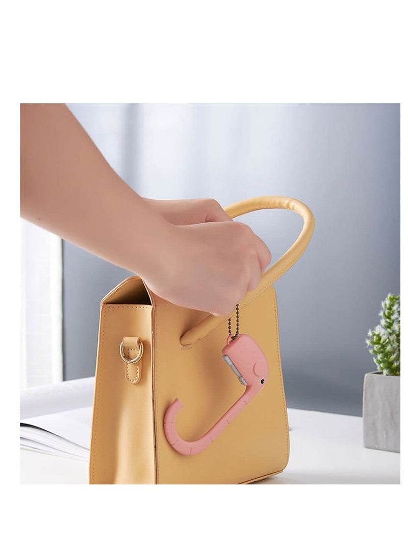 Portable Handbag Hangers - Cute Purse Bag Hooks for Tables, Ideal for Travel, Office, School, Restaurants, and Bars - Set of 6 for Women and Girls to Keep Bags Organized. - Image 4