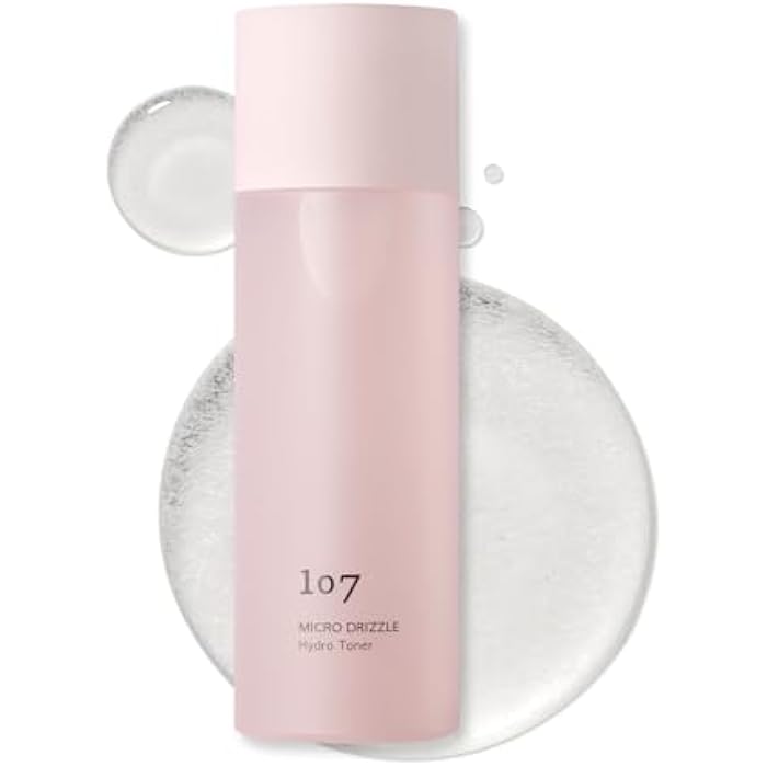 107 Hyaluronic Acid Toner, Lightweight Face Moisturizer, Hydrates, Soothes, and Balances Skin, Refreshing Micro Toner for Dry Skin (5.2 fl oz) - Image 1