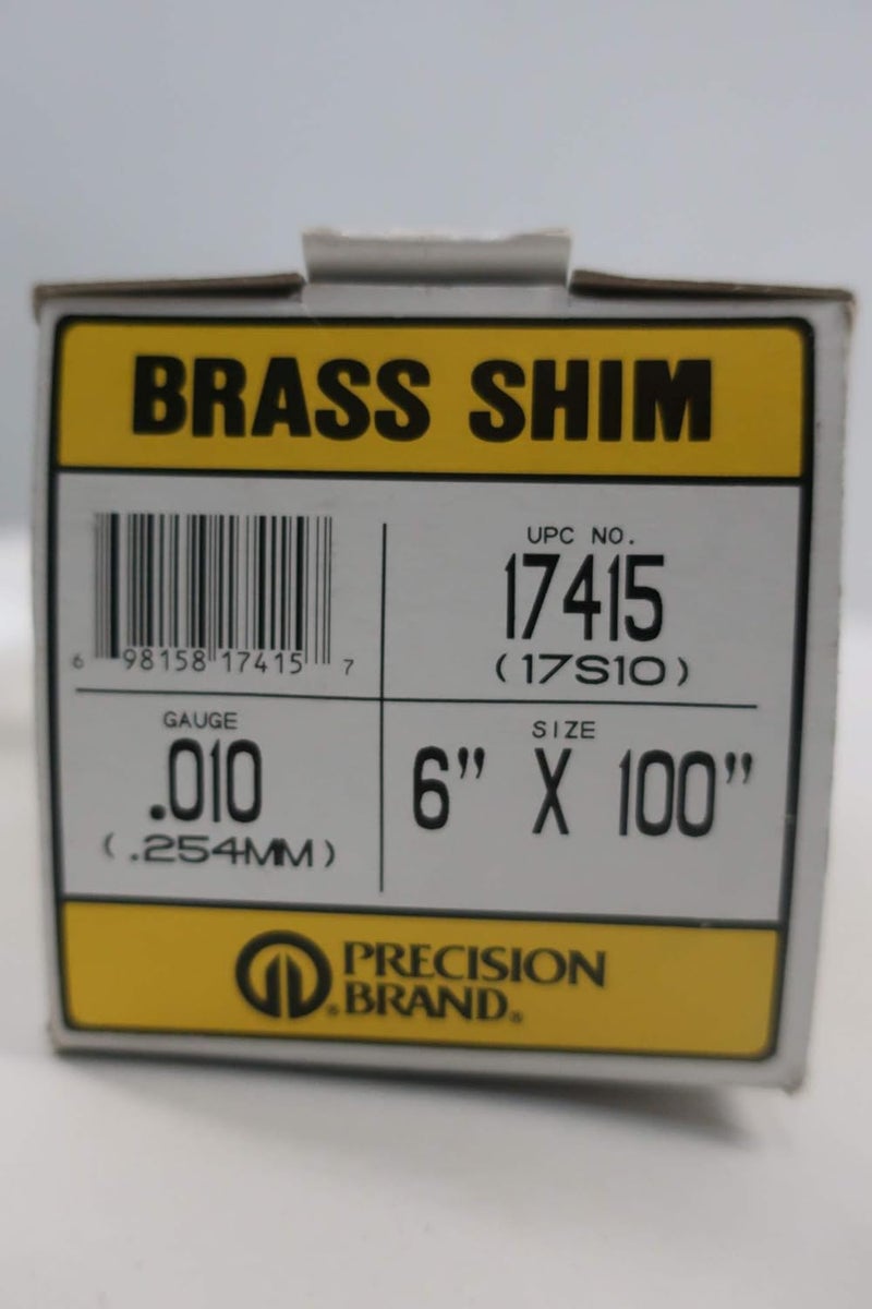 Precision Brand 17415 Brass Shim Stock ROLL 6IN X 100IN 0.010IN - Image 5