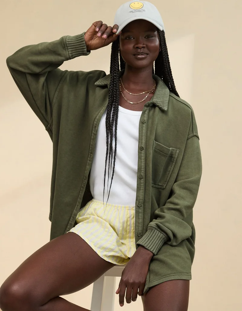 Aerie Aerie LumberJane Fleece Shirt