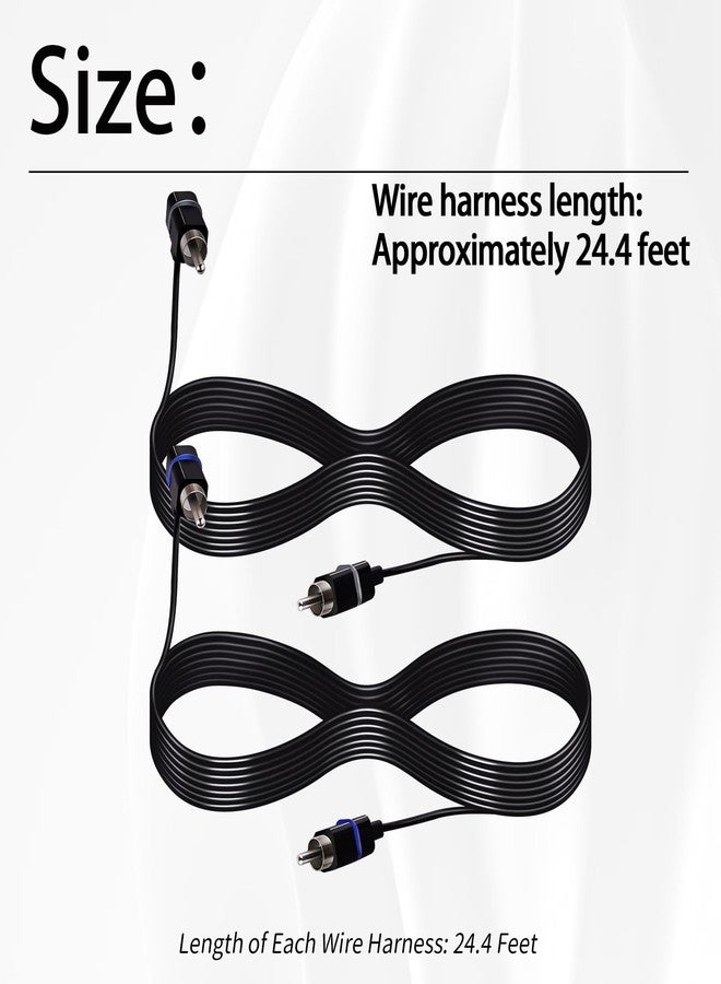 XTPTFABS 2Pcs Satellite Speaker Cable (Grey & Blue) Compatible with Vizio V51 M51 SB3651 SB36514 SB4051 SB4251 (Blue + Gray) - Image 3