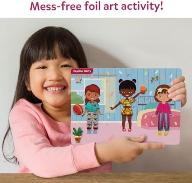Skillmatics Foil Fun - Unicorns & Princesses, No Mess Art for Kids, Craft Kits & Supplies, DIY Creative Activity, Travel Toys, Gifts for Ages 4, 5, 6, 7, 8,  9 - Image 4