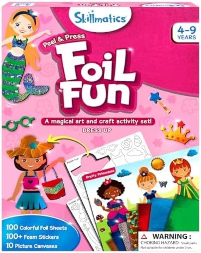 Skillmatics Foil Fun - Unicorns & Princesses, No Mess Art for Kids, Craft Kits & Supplies, DIY Creative Activity, Travel Toys, Gifts for Ages 4, 5, 6, 7, 8,  9 - Image 3
