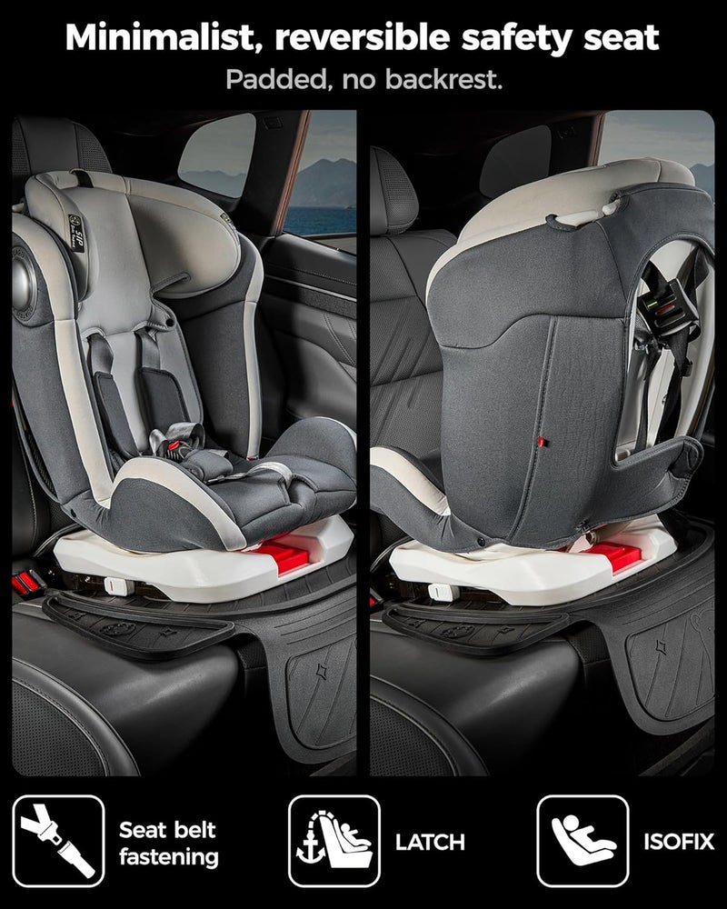 3W Child Seat Protector - Orange Bear Shape, Waterproof and Anti-Slip Cushion for Kids - Image 3