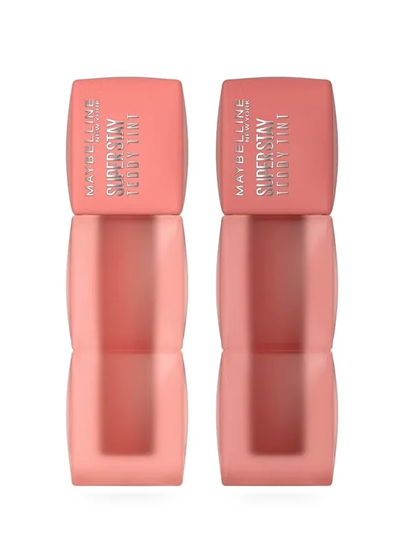 Maybelline New York Maybelline Super Stay Teddy Tint Duo – Current Mood & Skinnydip