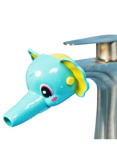 Generic Baochenjia Cute Shape Baby Faucet Extender Splash-proof Children's Washing Gloves Mouth Guide Sink Extension-Specifications:Gray Elephant Ordinary Version  - Image 3