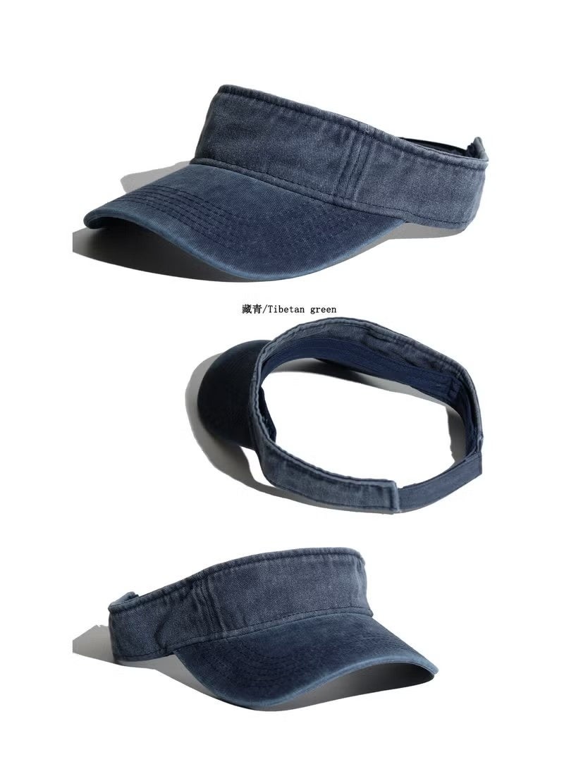 Sports Sun Visor Hats，Cotton Adjustable Sun Caps for Men Women - Image 3