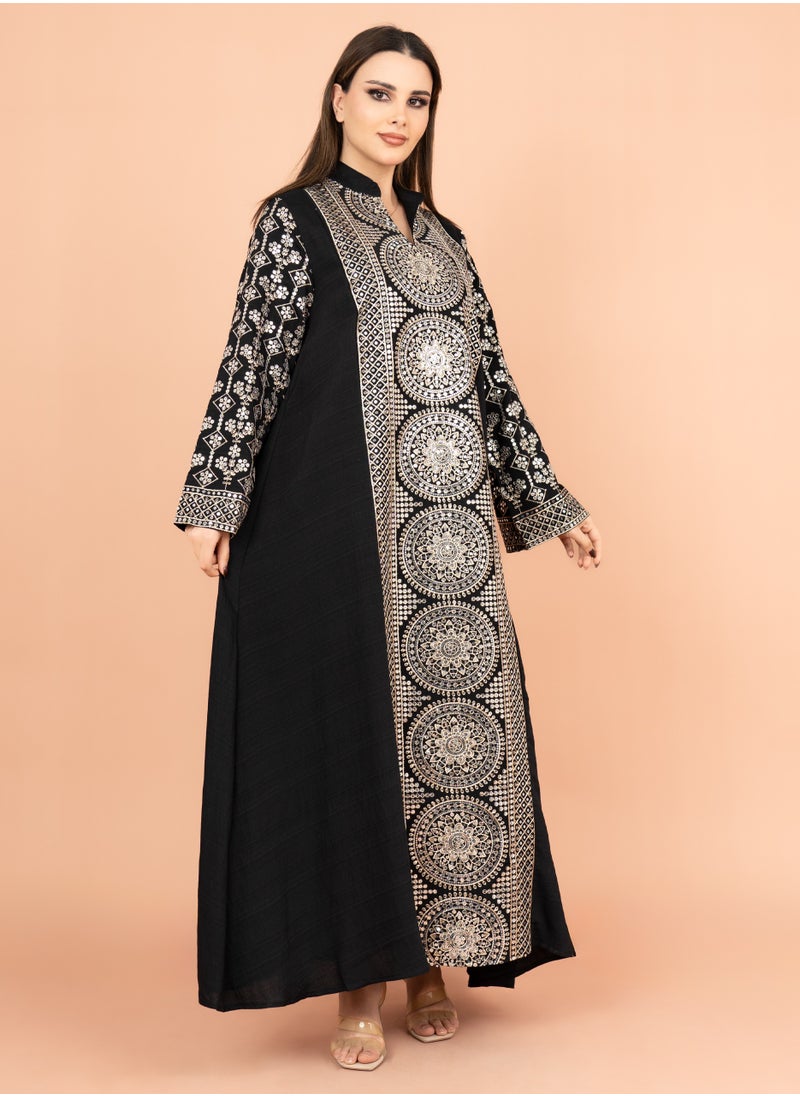 Modern Embroidered Jalabiya IK2023 Black - pzsku/ZC861FEB88D2CA5D56E16Z/45/1741000643/4f13b901-3562-41d9-82f9-1fe3589dbaf6