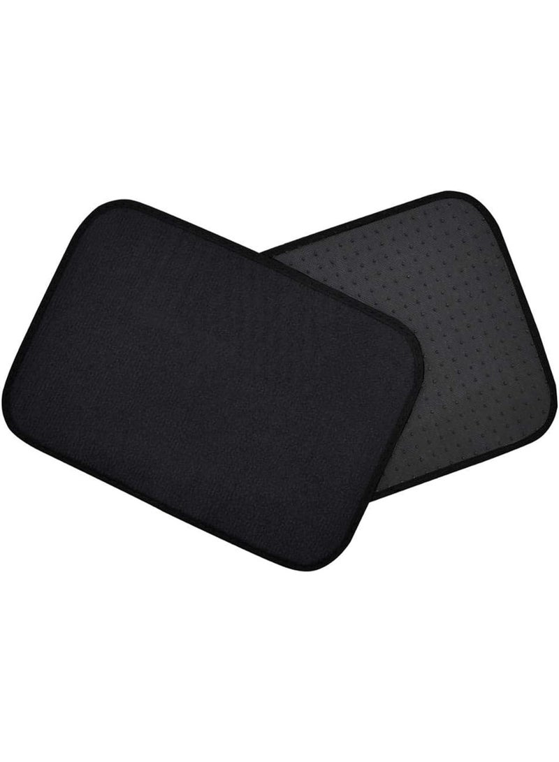 Car Floor Mats 5 Piece Set - Universal Fit for SUV and Sedan, Heavy Duty Non Slip Soft Auto Foot Mats, Easy to Clean Interior Protection Accessories for All Seasons (Black - Image 4