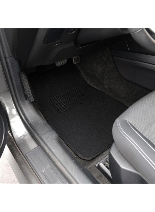 Car Floor Mats 5 Piece Set - Universal Fit for SUV and Sedan, Heavy Duty Non Slip Soft Auto Foot Mats, Easy to Clean Interior Protection Accessories for All Seasons (Black - Image 3
