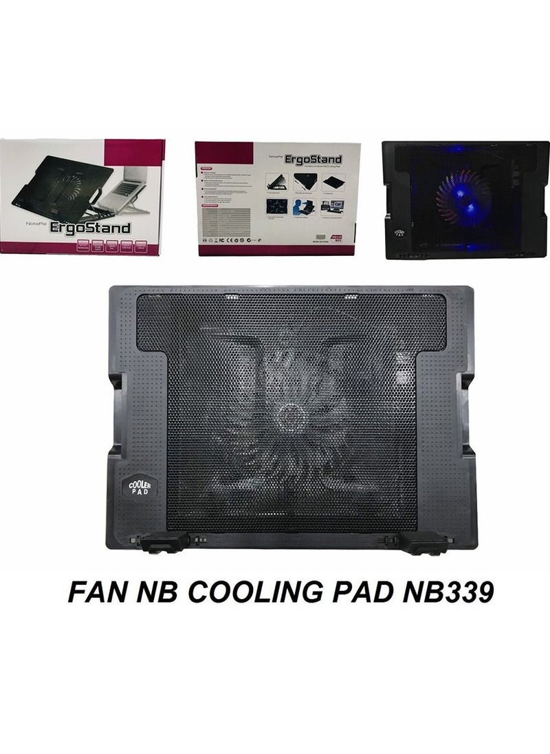 Ergostand - NOTEPAL ERGOSTAND Notebook Stand & Cooling Pad Supports up 15.6 inch - Image 1