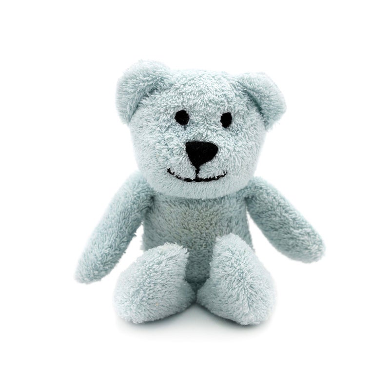 Thermal-Aid Zoo Mini â€” (Buckley the Blue Bear) â€” Mold-Resistant, Washable Hot & Cold Pack for Kids â€” Heating and Cooling Pad with Natural Corn Filling â€” Reusable Plush Toy - Image 1
