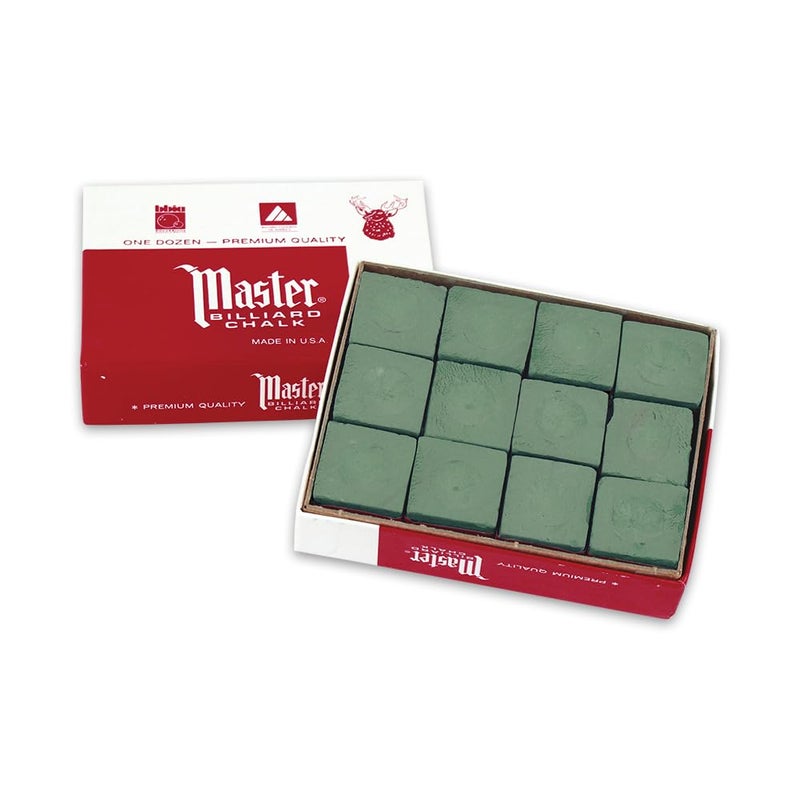 IMPERIAL Master Billiard/Pool Cue Chalk Box, 12 Cubes, Spruce - Image 1