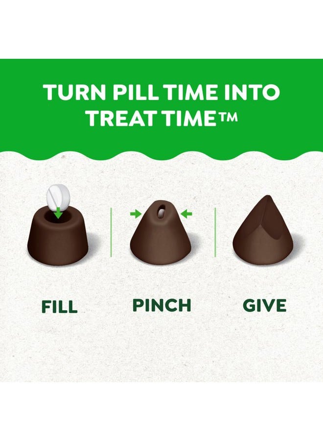 Greenies جي رينيز جيب الحبوب للكلاب بحجم الأقراص، مكافآت طبيعية لينة للكلاب، بنكهة دخان الجوز، عبوة 3.2 أونصة (30 مكافأة) - Image 2