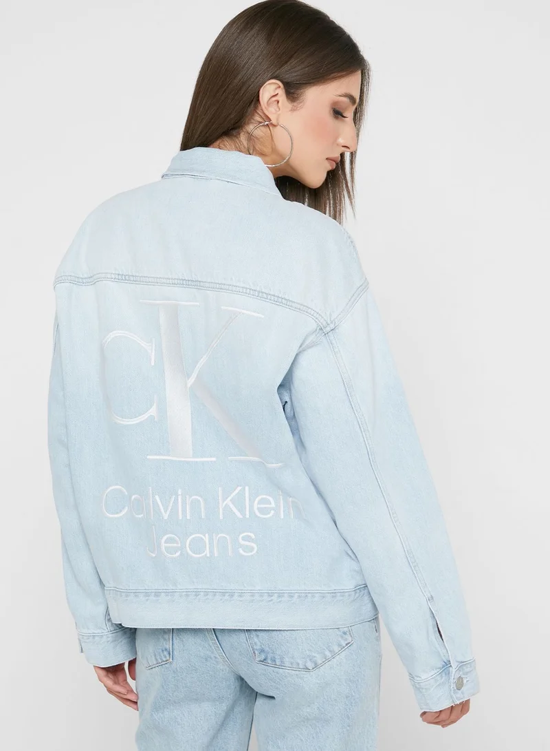 Calvin Klein Jeans Pocket Detail Denim Jacket