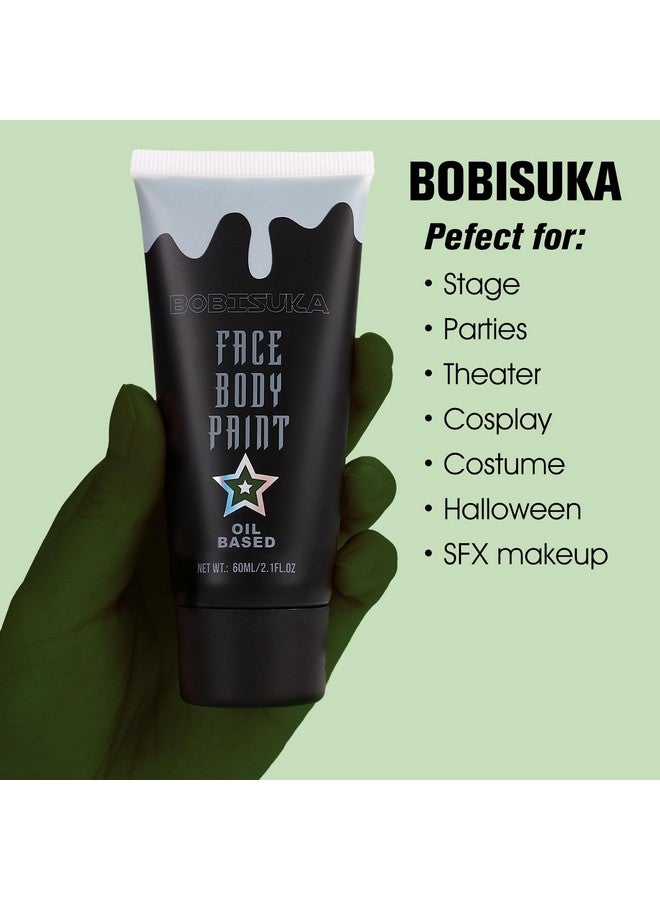 BOBISUKA Green Face Paint, Blendable Cream Body Paint, Eye Black For Sports Baseball Softball Football, Face Painting Kit For Zombie, Monster, Camo, Witch Halloween Cosplay, Costume, Parties - Image 5