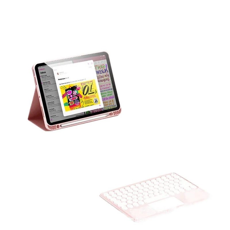 DGG Yellow iPad Case Compatible with Multiple iPad Models with Pencil Holder - Image 5