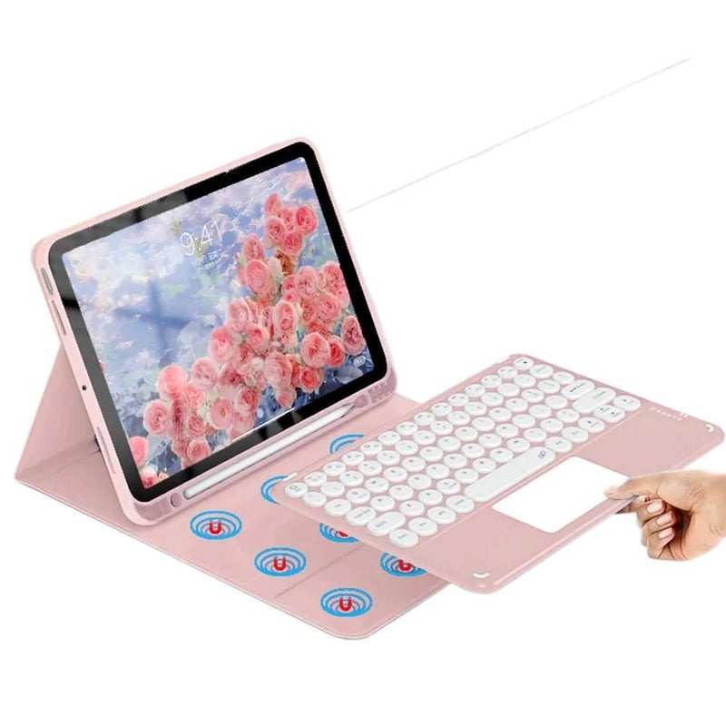 DGG Yellow iPad Case Compatible with Multiple iPad Models with Pencil Holder - Image 3