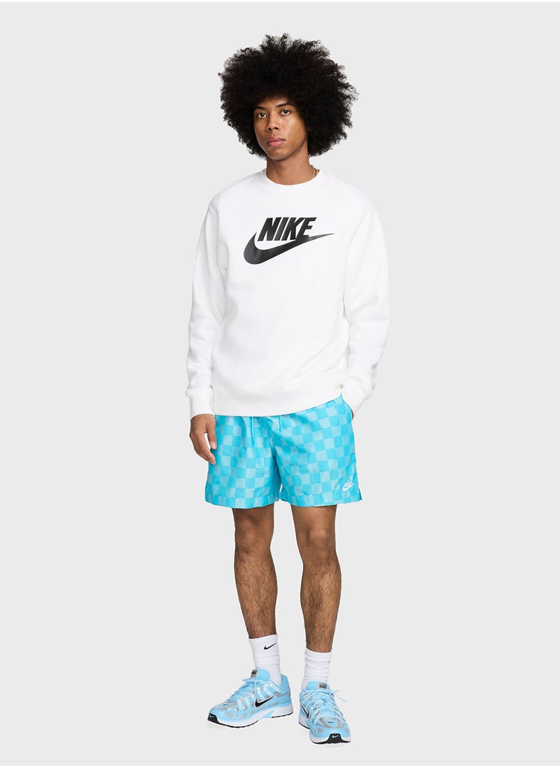 Nike M NK CLUB FLOW SHORT CHECKERS  - Image 4