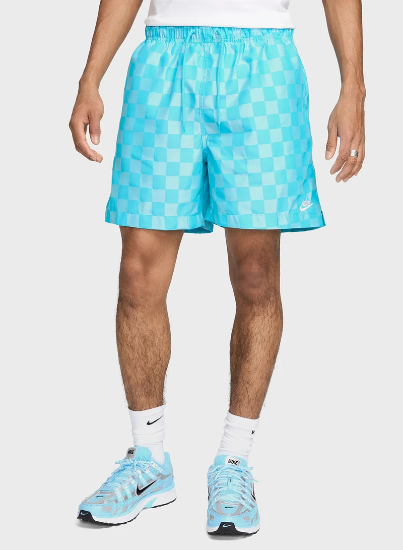 Nike M NK CLUB FLOW SHORT CHECKERS