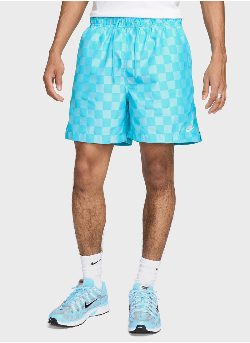 Nike M NK CLUB FLOW SHORT CHECKERS  - Image 3