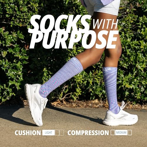 OS1st Wellness Compression Socks for circulation, swelling, deep vein thrombosis and calf cramps | 15-20mmHg - Image 3