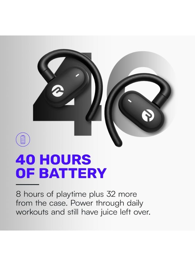 Raycon Open Earbuds – True Wireless Open Ear Bluetooth Headphones, Hook Design, IPX5 Water Resistant, 40 Hours of Battery Life (Mint) - Image 3