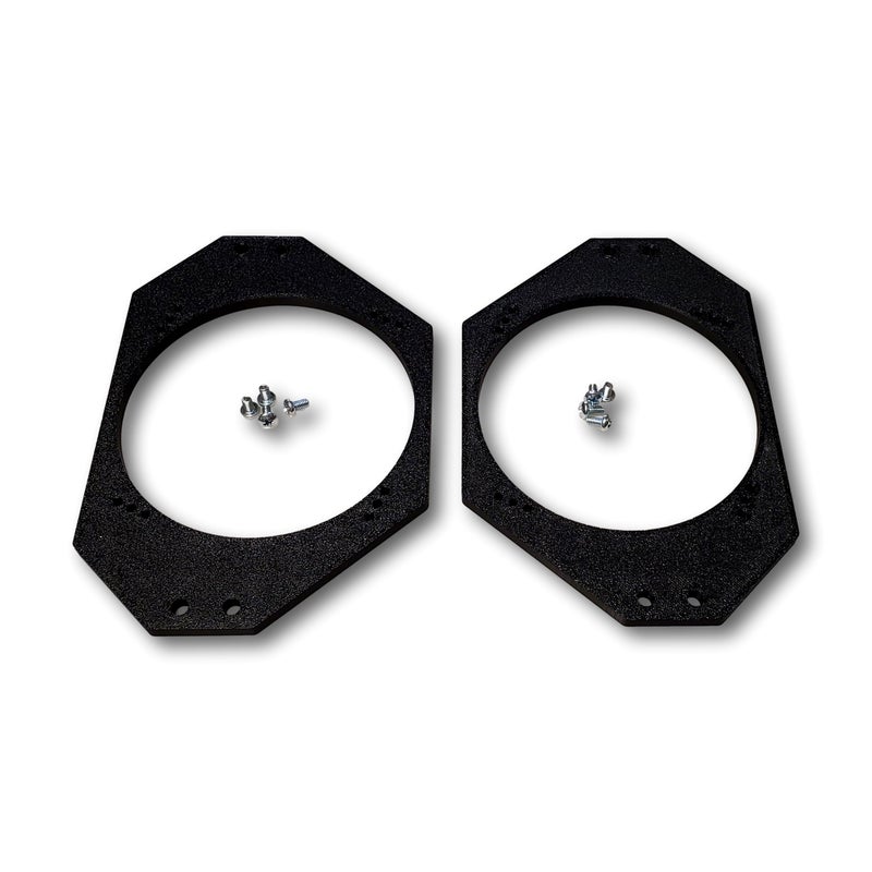 SpeedFreakCNC 1 Pair - 4"x6" to 5.25" / Speaker Adapters Compatible with TJ LJ Jeep Wrangler - SPKBRK004 - Image 2