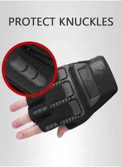 GROIC 1/2 Half Finger Fingerless Finger Multi-function Cycling Sports Training Gloves  - Image 4