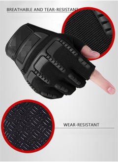 GROIC 1/2 Half Finger Fingerless Finger Multi-function Cycling Sports Training Gloves  - Image 5
