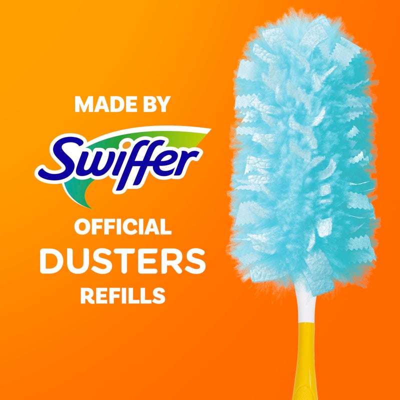 Swiffer Dusters Refill for Cleaning, Made by SWIFFER, Feather & Microfiber Duster Disposable Alternative, for Dusting Furniture, Blinds, Ceiling Fans, Walls, Helps Remove Allergens, Unscented, 18ctâ€‹ - Image 2