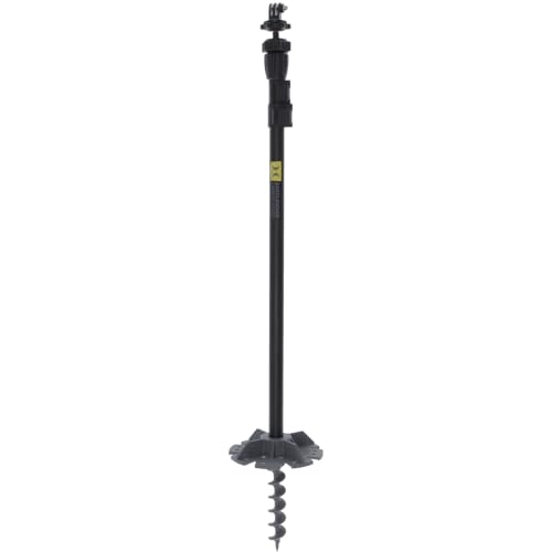 Hawk Camera Stakeout System Versatile Stable Adjustable 22 51 Height 360Degree Rotating Easy Mount Hunting Trail Camera Holder with Standard 1420 Thread 6 Auger - Image 1