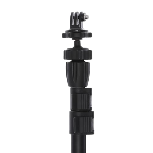 Hawk Camera Stakeout System Versatile Stable Adjustable 22 51 Height 360Degree Rotating Easy Mount Hunting Trail Camera Holder with Standard 1420 Thread 6 Auger - Image 3