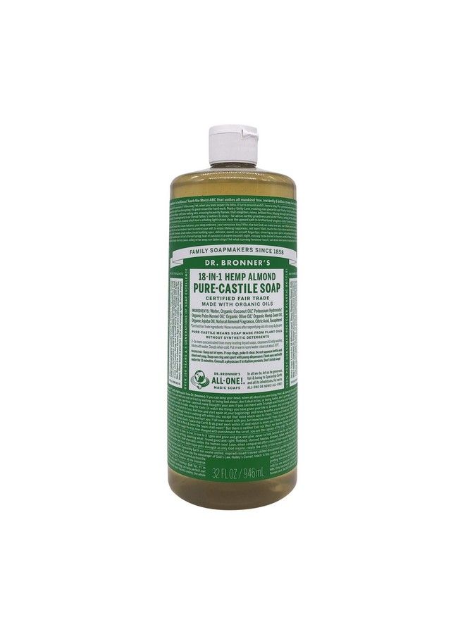 Dr. Bronner's Dr Bronners Almond Castile Soap 32 Fz - Image 1