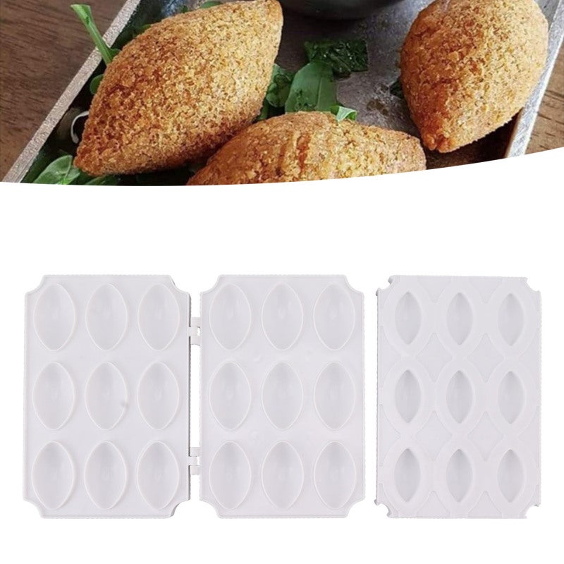 Meatball Making Mold 9 Grid Food Grade ABS Easy to Use Meatloaf Maker - Multipurpose Press Tool for Home Kitchen DIY Cooking - Image 4